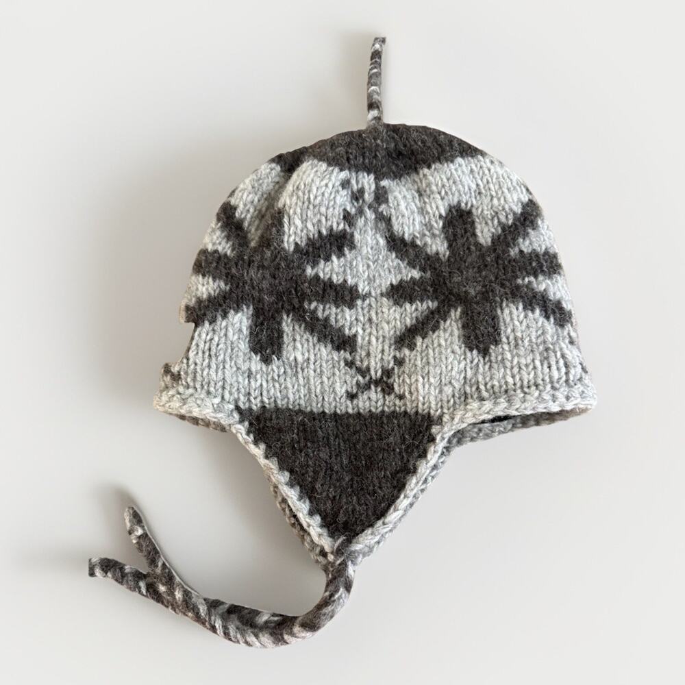 Kyber Outerwear Ear Flap Beanie - Tassel Top Hat - Wool - Fleece Lined One Sz